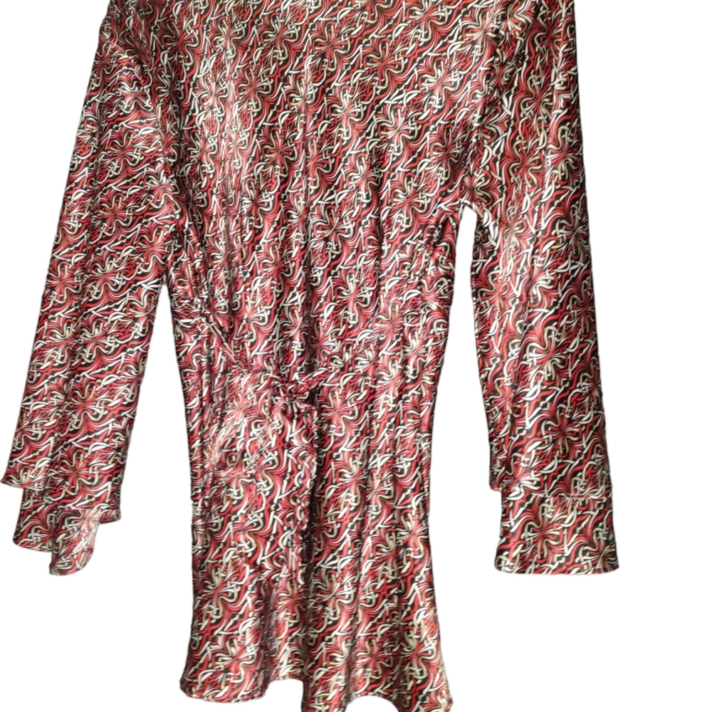 Notations long sleeve paisley Blouse size S - Picture 7 of 9